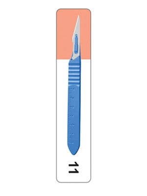 inhealth™ Disposable Scalpel Blade & Handle Size #11 - Box/10