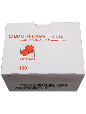 BD Oral/Enteral Tip Cap - Box/100