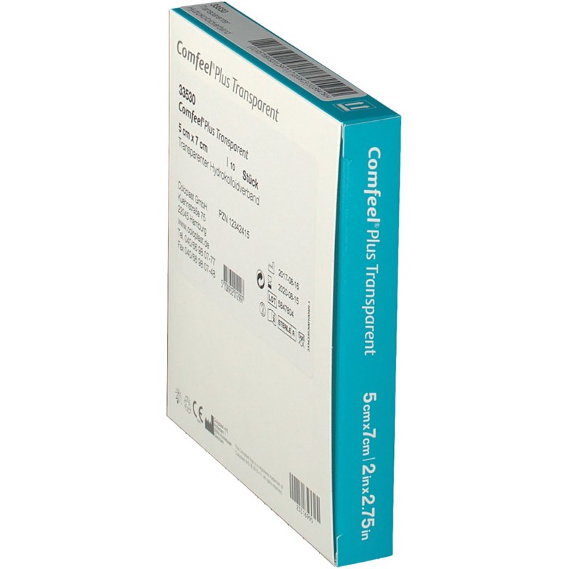 Comfeel Plus Transparent 5cm x 7cm