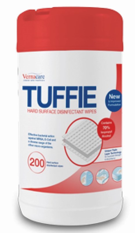 Tuffie Disinfectant Wipes Canister 200