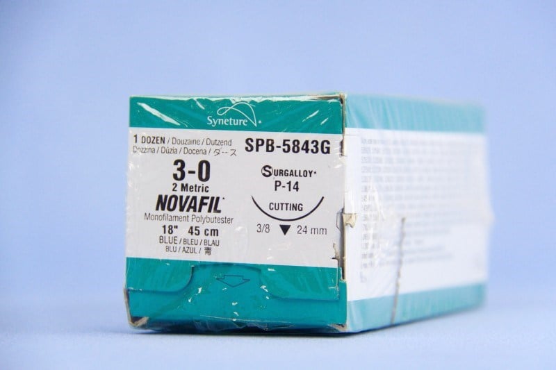 Novafil Suture 3/0 C-14 45cm (blue)