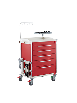 Emergency Trolley Red