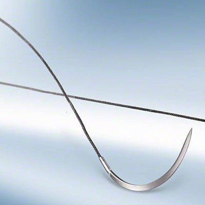 B Braun Silkam Suture 3/0 DS 19 45cm black