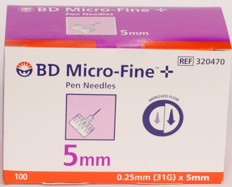 BD Micro-Fine + Pen Needle 31g x 5mm