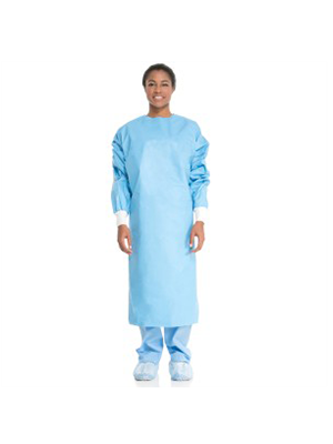 HALYARD* Impervious Comfort Gown, Blue, Large