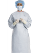 HYH Aero Chrome  Crew Breath Surg Gown - Sml