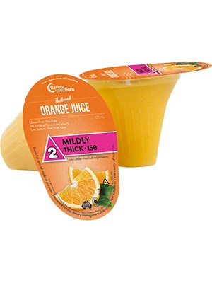 Flavour Creations Orange Juice Thickened 175mL Level 2 Mildly Thick - 24 Pack