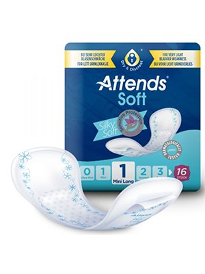 Attends Soft 1 Mini Long – Pkt/16