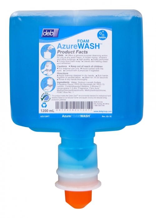 DEB Azure Foam Wash 1.2ltr