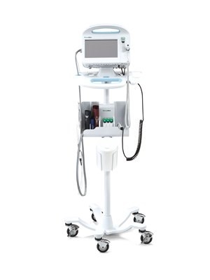 Welch Allyn Connex VSM Mobile Stand with Cable Management Storage System 