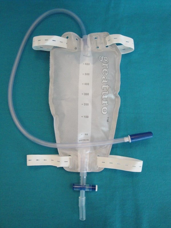 Urine Leg Bag 750ml with T-Tab & Adjustable 65cm Tube