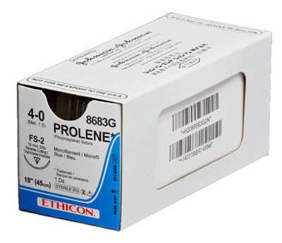 Ethicon Suture Prolene 5/0 16mm 45cm